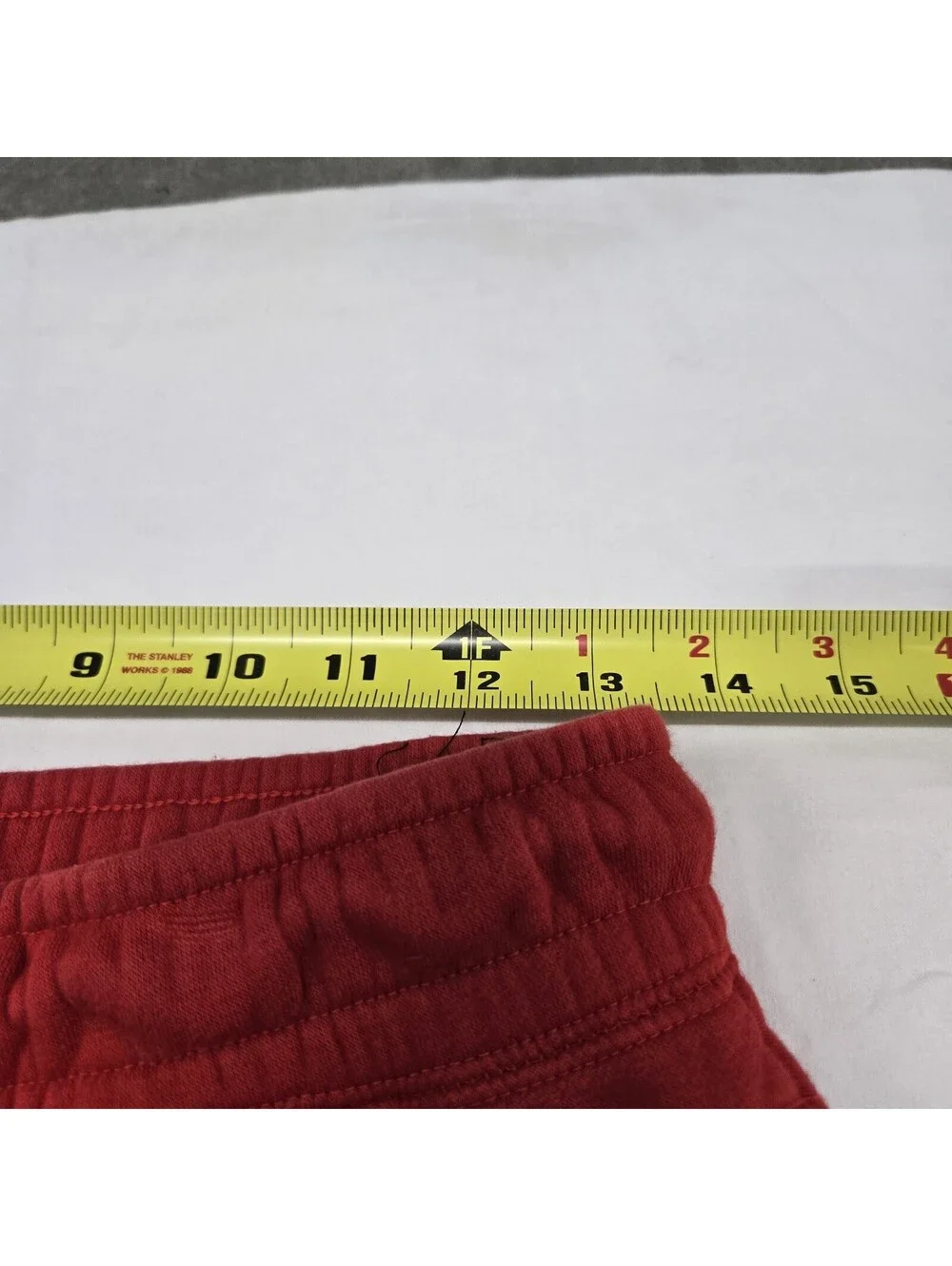 EUC Sz SMALL Nike NSW AllOver Swoosh Fleece Sweatpants University Red CJ4869-657